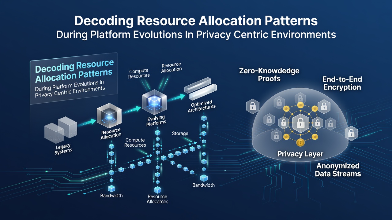 Decoding Resource Allocation Patterns During Platform Evolutions In Privacy Centric Environments